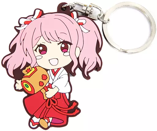 丸山彩(巫女) ラバーキーホルダー 「神田祭×BanG Dream! ガールズバンドパーティ!」