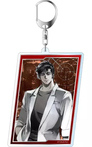 冴羽リョウ デカキーホルダー 「劇場版シティーハンター ＜新宿プライベート・アイズ＞」