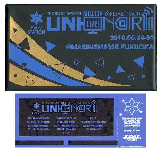 Fairy STATION 公式チケットケース 「THE IDOLM＠STER MILLION LIVE! 6thLIVE TOUR UNI-ON＠IR!!!!」