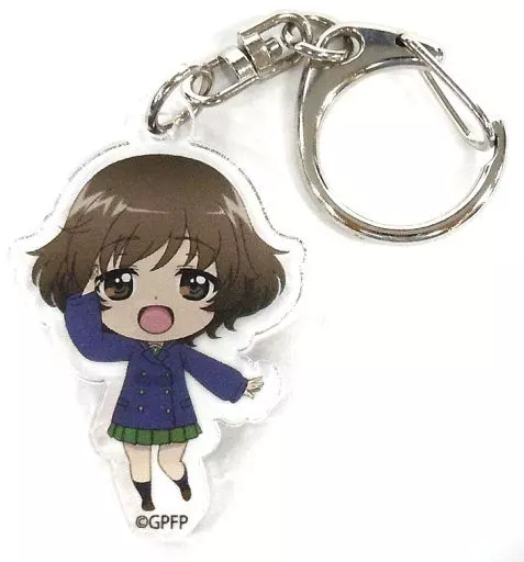 秋山優花里 「ガールズ＆パンツァー 最終章 第2話 アクリルキーホルダー」 劇場グッズ