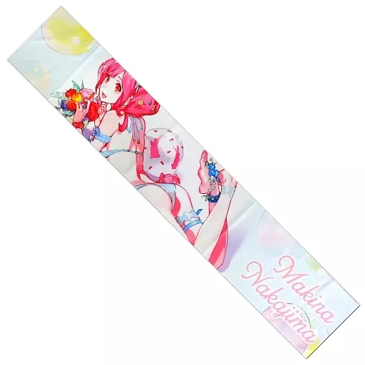 ワルキューレ　マクロスΔ　夏色のワルキューレ　マキナ　マフラータオル 新品 マクロスΔ × 新宿マルイアネックス 6.21-7.4 夏色のワルキューレ 開催!!