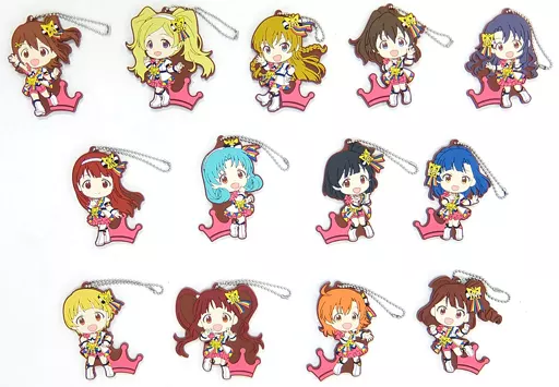 全13種セット PRINCESS STARS ver. ラバーチャーム きゅんキャラいらすとれーしょんず 「一番くじ アイドルマスター ミリオンライブ!～HARMONY FESTIVAL!!～」 G賞
