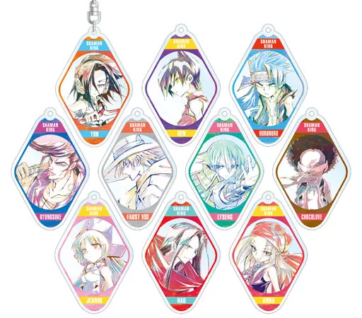 全10種セット 「シャーマンキング トレーディング Ani-Art アクリルキーホルダー」