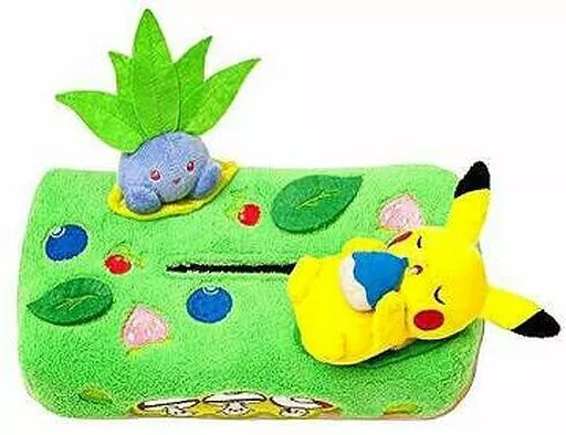 ポケモン ぎゅーっときのみ ティッシュボックスカバー 駿河屋 -<中古>ぎゅーっときのみ(ピカチュウ＆ナゾノクサ) ティッシュ