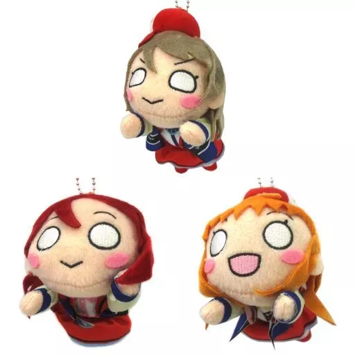 全3種セット 寝そべりキーチェーンマスコット ”2年生” 「ラブライブ!サンシャイン!!The School Idol Movie Over the Rainbow」