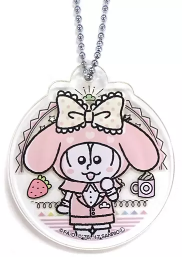 トド松×マイメロディ(丸型) 「おそ松さん×サンリオキャラクターズカフェ アクリルキーホルダー」 大阪&名古屋&福岡限定