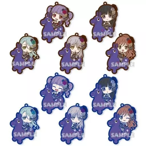 全10種セット 「BanG Dream! ガールズバンドパーティ! トレーディングラバーストラップ ロディver. Roselia」