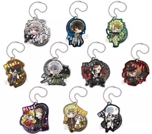 全10種セット 「ぴた!でふぉめ 文豪ストレイドッグス 異能アクリルキーホルダー」