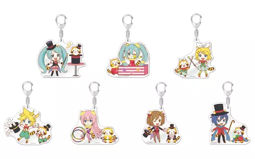 全7種セット 「初音ミク×あらいぐまラスカル 2019 おっきめアクリルキーホルダーコレクション」