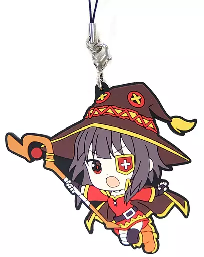 めぐみん C ラバーストラップ きゅんキャラいらすとれーしょんず 「一番くじ 映画 この素晴らしい世界に祝福を!紅伝説」 G賞
