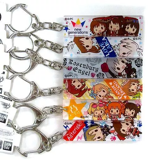 集合 スティックキーホルダー6個セット 「アイドルマスター シンデレラガールズ」