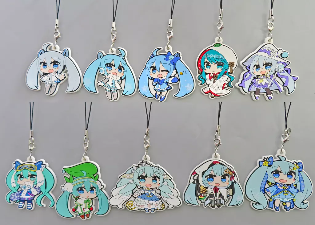 全10種セット 「SNOW MIKU 2019 ラバーストラップコレクション」