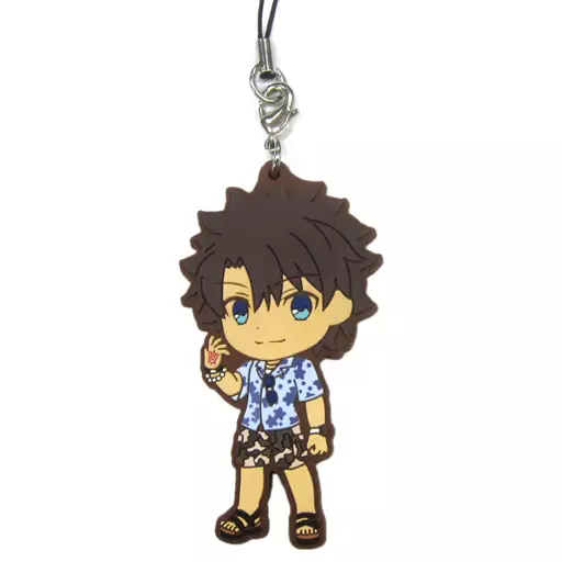 男主人公(トロピカルサマー) サバ★フェスボーイズver.ラバーストラップ きゅんキャラいらすとれーしょんず 「一番くじ Fate/Grand Order～夏だ!リゾートだ!サーヴァント・サマー・フェスティバル!!～」 J賞