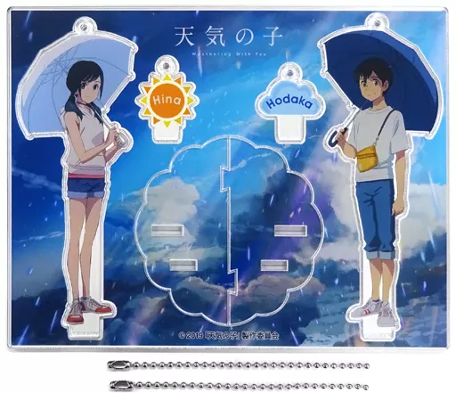 帆高＆陽菜 アクリルスタンドキーホルダー 「天気の子」 劇場グッズ