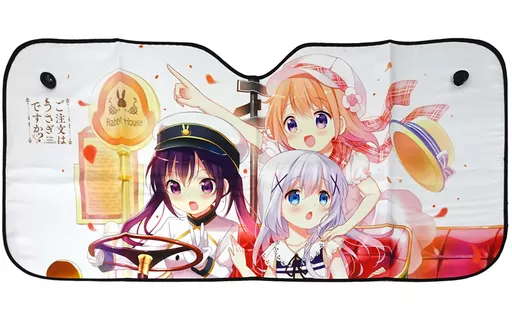 駿河屋 -<中古>ココア＆チノ＆リゼ サンシェード 「ご注文はうさぎです