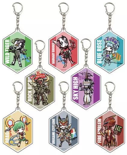全8種セット 「アクリルキーホルダー TIGER＆BUNNY 02.グラフアートデザイン」