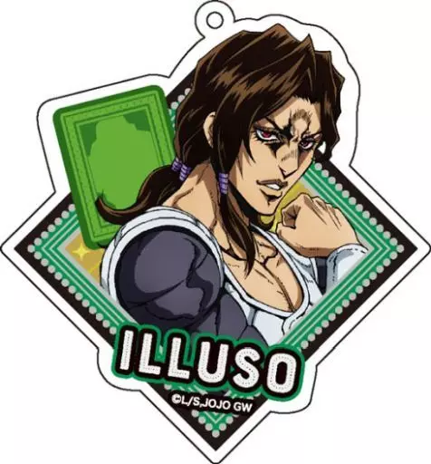 3.イルーゾォ 描き下ろしアクリルキーホルダー 「ジョジョの奇妙な冒険 第五部 黄金の風」
