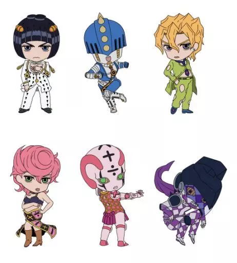全6種セット 「ジョジョの奇妙な冒険 第五部 黄金の風 ラバーストラップコレクション Vol.3」