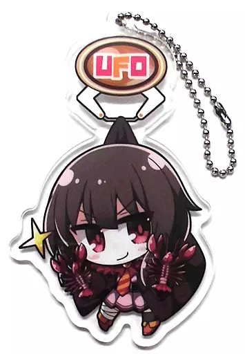 めぐみん(魔道学校制服) UFOつままれアクリルキーチェーンマスコット 「この素晴らしい世界に祝福を!紅伝説」