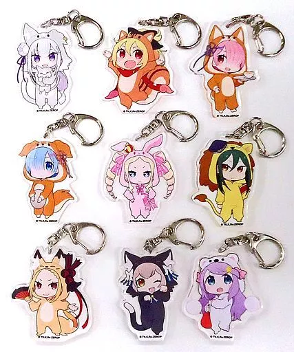 Re：ゼロから始める異世界生活×ローソン トレーディングアクリルキーホルダー ローソン限定『リゼロ』アクキーなどが登場 - 電撃オンライン