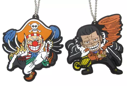 バギー＆クロコダイル 描きおろしラバーマスコットセット 「一番くじ ワンピース ONE PIECE ALL STAR」 N賞