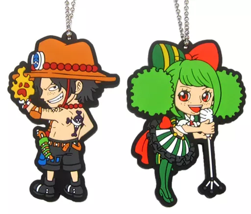 【シークレット】エース＆アン 描きおろしラバーマスコットセット 「一番くじ ワンピース ONE PIECE ALL STAR」 N賞