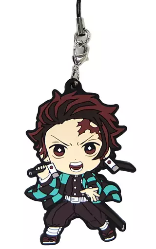 竈門炭治郎C ラバーストラップ きゅんキャラいらすとれーしょんず 「一番くじ 鬼滅の刃」 F賞