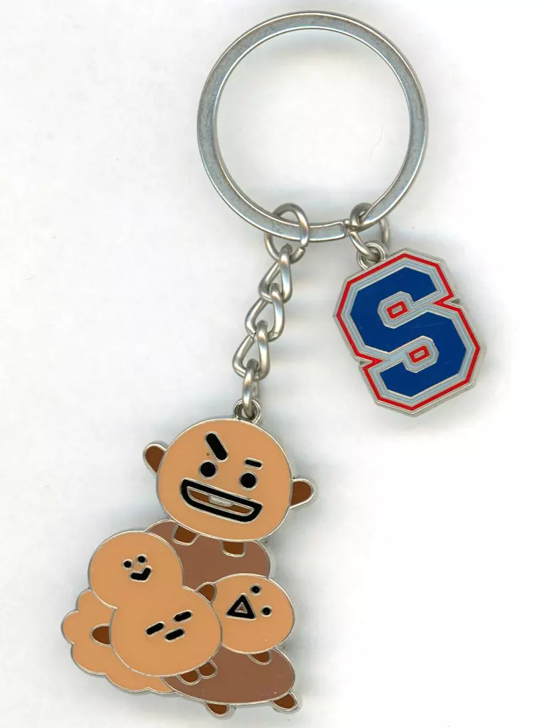 SHOOKY(シュガ) BT21 イニシャルキーリング 「LINE FRIENDS POP UP SHOP」