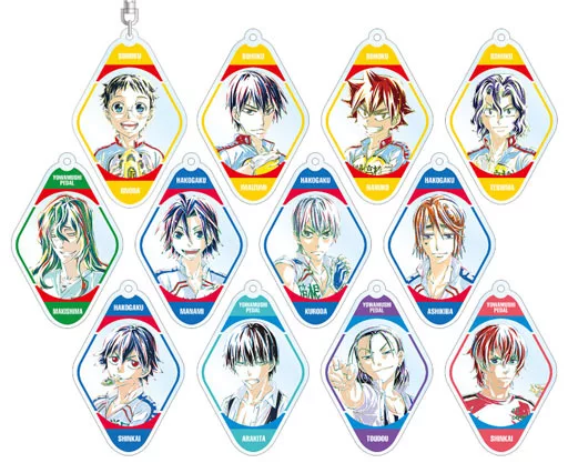 全12種セット 「弱虫ペダル GLORY LINE トレーディング Ani-Art アクリルキーホルダー」