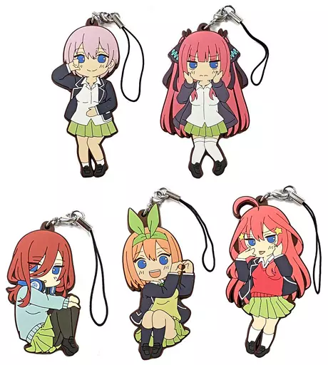 全5種セット 「五等分の花嫁展 ラバーストラップコレクション」