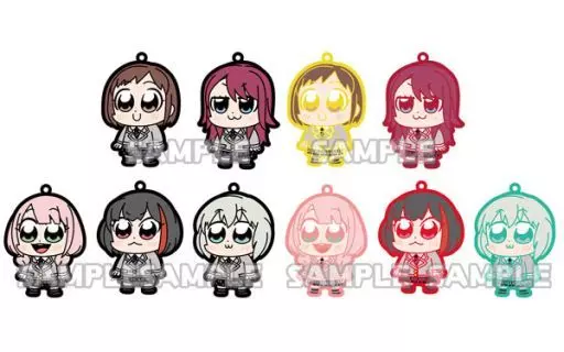全10種セット 「大川ぶくぶ×BanG Dream! ガールズバンドパーティ! トレーディングラバーストラップ Afterglow」