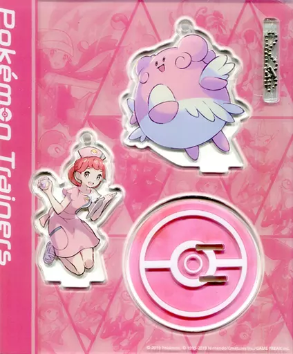 ポケモンセンターのお姉さん＆ハピナス アクリルスタンドキーホルダー Pokemon Trainers 「ポケットモンスター」 ポケモンセンター限定