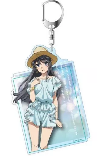桜島麻衣(デートver.) デカキーホルダー 「青春ブタ野郎はバニーガール先輩の夢を見ない」