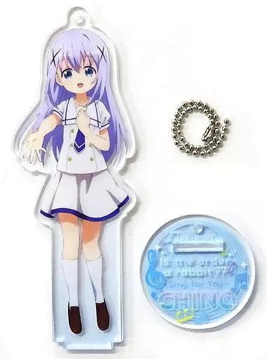 チノ(京まふver.) アクリルスタンドキーホルダー 「ご注文はうさぎですか??～Sing For You～」 京都国際マンガ・アニメフェア2019(京まふ) グッズ