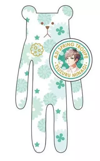 皆木綴 「CRAFTHOLIC×A3!(エースリー) 缶バッジ付き ぬいぐるみマスコット -春組-」