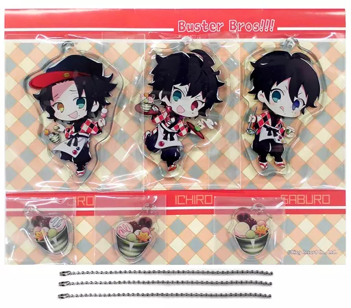Buster Bros!!! やわらかクリアボールチェーンセット(3個組) 「ヒプノシスマイク -Division Rap Battle- in SWEETS PARADISE round3」