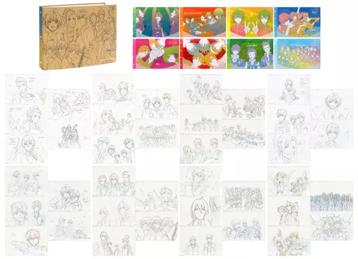 集合 複製原画コレクションアルバム＆複製原画セット 「Blu-ray/DVD アイドルマスター SideM 完全生産限定版」 ANIPLEX+全巻購入特典＆各巻購入特典