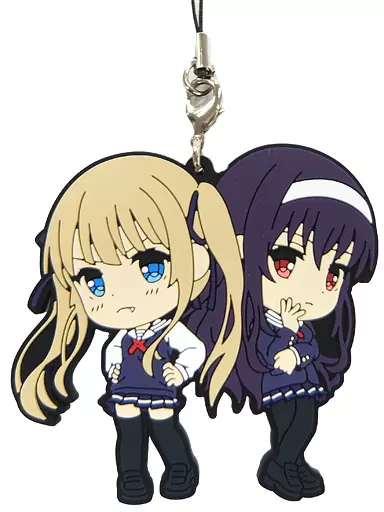 霧ケ丘詩羽＆澤村・スペンサー・英梨々 ラバーストラップ きゅんキャラいらすとれーしょんず 「一番くじ 劇場版 冴えない彼女の育てかた Fine」 H賞