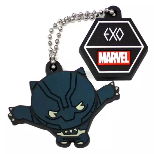ブラックパンサー 「EXO/ MARVEL KAWAII ラバーマスコット」 EXO PLANET #5 -EXplOration- in JAPAN会場限定