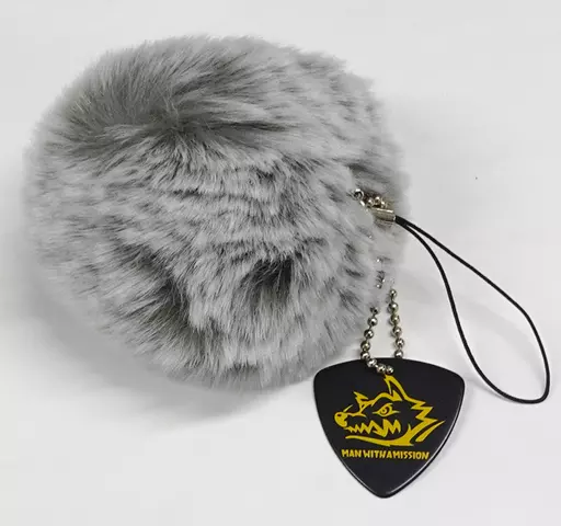 毛玉ストラップ 駿河屋 -<中古>MAN WITH A MISSION 帰ってきた毛玉ストラップ(ブラック