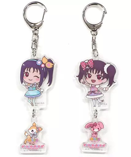 全2種セット 「ぷちぐるラブライブ!×サンリオキャラクターズ 2連アクリルキーホルダー Saint Snowver.」 プレミアムショップ限定
