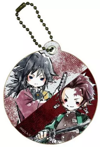冨岡義勇＆竈門炭治郎 「鬼滅の刃 キャラレザーチャーム 01.グラフアートデザイン」