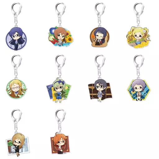 全10種セット 「アイドルマスター ミリオンライブ! アクリルポップキーホルダー メガネ」