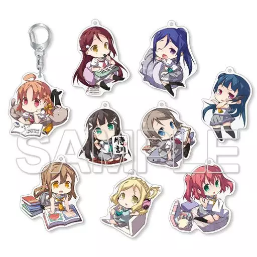 全9種セット 「ラブライブ!サンシャイン!! ちびきゃらトレーディングアクリルキーホルダー」