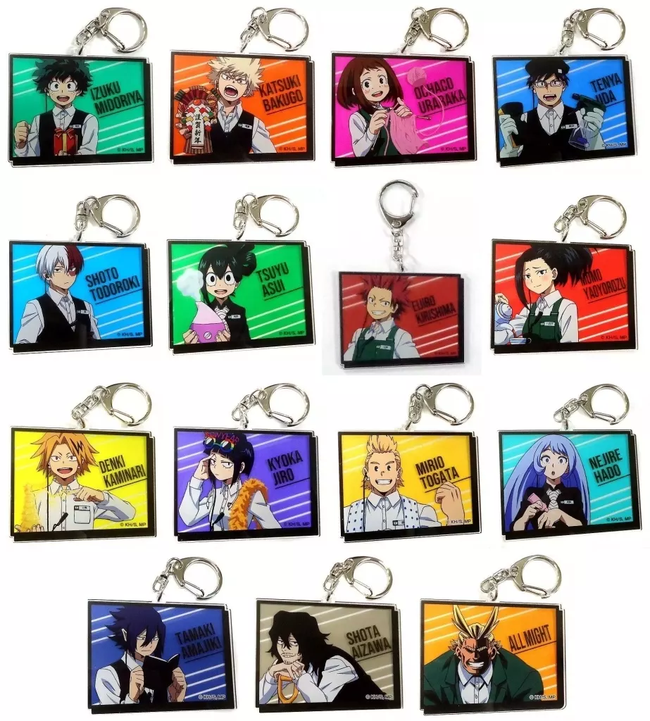 全15種セット 「僕のヒーローアカデミア リアル職場体験 in 東急ハンズ ～冬の陣～ トレーディングアクリルキーホルダー」