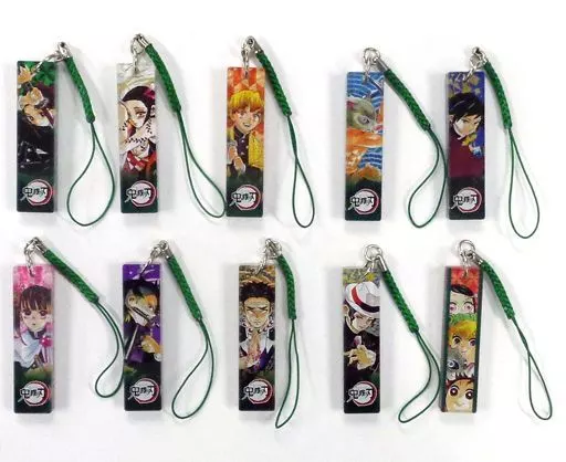 全10種セット 「鬼滅の刃 ジャンプショップフェア アクリル根付コレクション 第2弾」