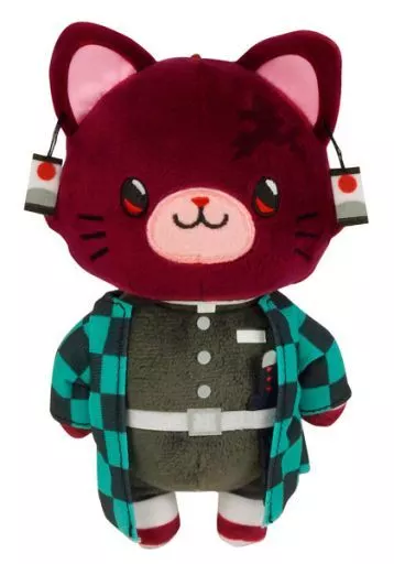 竈門炭治郎 アイマスク付きぬいぐるみキーホルダー withCAT 「鬼滅の刃」