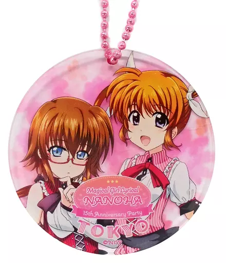 高町なのは＆シュテル・ザ・デストラクター ご当地アクリルキーホルダー 「魔法少女リリカルなのは 15th Anniversary Party」 東京会場限定