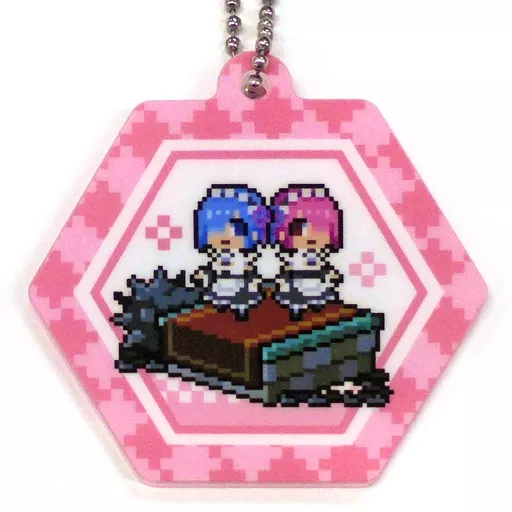 レム＆ラム(ピンク) アクリルキーホルダー 「Re：ゼロから始める異世界生活 当り付きアクリルキーホルダーくじ2」