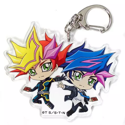 Playmaker＆藤木遊作 「遊☆戯☆王シリーズ ふぉーちゅん☆アクリルキーホルダー」 ジャンプフェスタ2020グッズ